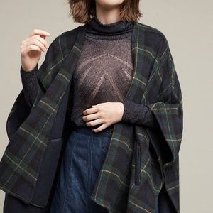 Anthropologie Outlander-Inspired Plaid Cape